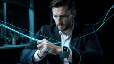 Persona con un Google Pixel Watch 5 en la muñeca usando comandos de voz de Gemini